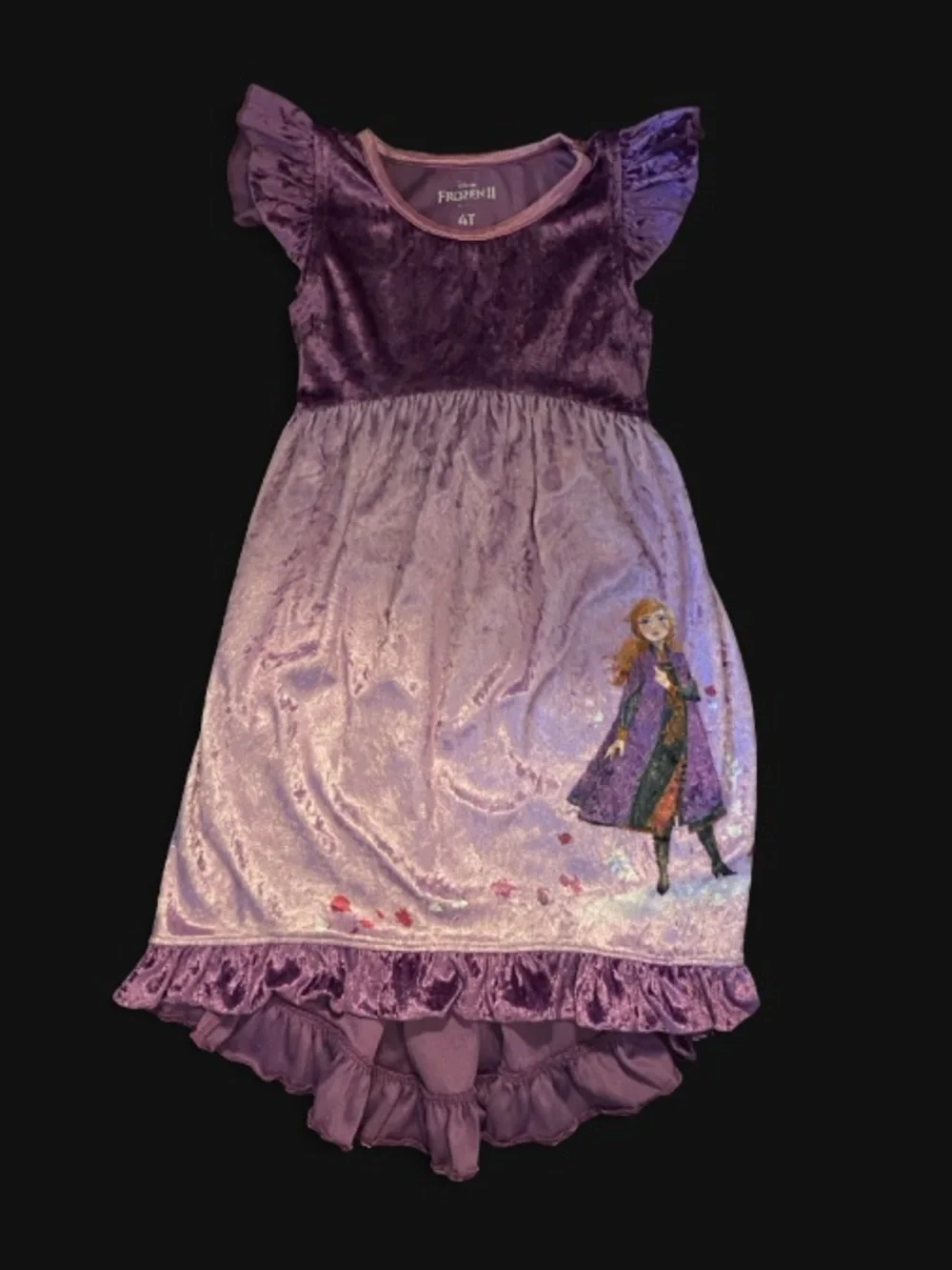 Disney Purple Velvet Anna Nightgown